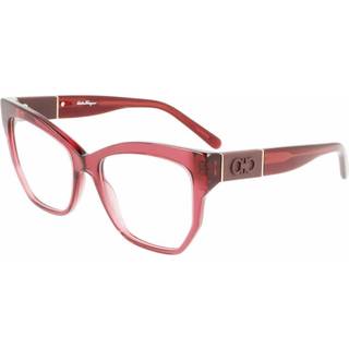 Ferragamo Kvinde SF2936 655 Optiske stel Plast Transparent rød Cat Eye