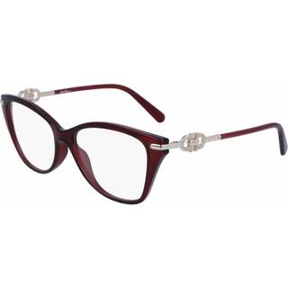 Salvatore Ferragamo SF 2937R 655 54 Briller Kvinder Rød - Transparent Wine Red - 54mm