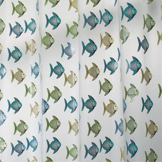 Idesign Fishy Broes Gardain 72 x 7 2 Blå/grøn