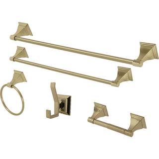 Kingston Brass BAHK61212478BB Monark 5-delt badev?relse Tilbeh?r S?t b?rstet messing