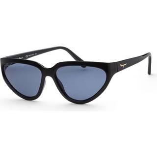 Salvatore Ferragamo SF 1017S 001 60 Solbriller Kvinder Black - Black - 60mm