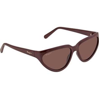 Salvatore Ferragamo SF 1017S 604 60 Solbriller Kvinder Burgunder - Shiny Burgundy - 60mm