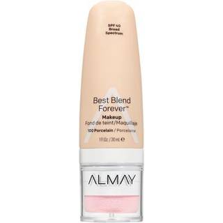 Almay Best Blend Forever Foundation Porcelain 1 fl. oz. SPF 40 bredspektret