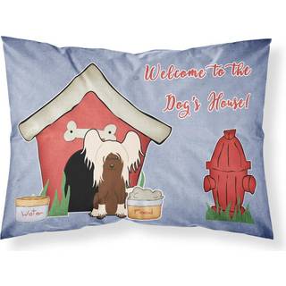 """" Caroline's Treasures Dog House Collection Chinese Crested Cream Stof Standard Pillowcase BB2867Pillowcase Multicolor """"