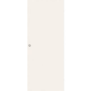Swedoor skydedør Easy GW 825x2040x40 hvid glat not i bund+oval skål+trækring