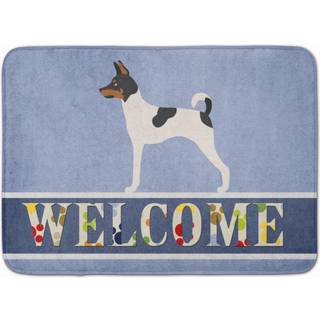 """" Caroline's Tyasures American Toy Fox Terrier Welcome Floor Mat 19 """" ""X 27"" """" ""Multicolor"" ""