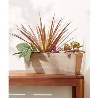 Arcadia Garden Products PSW U45TP SIMPLICITY Window Box 17.5 """" X 7 """" X 6 """" Taupe 17.5 """" X 7 """"