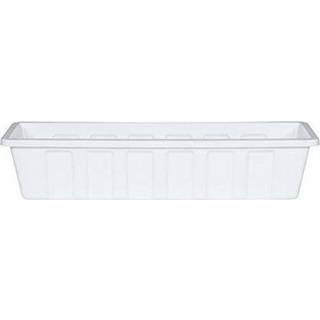 Nyhed 2242 Hvid 24-tommer Poly-Pro Plastic Flower Box Planter