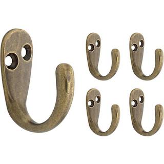Franklin Brass FBSPRH5-AB-C Single Prong Robe Hook (5 Pack) 5-Pack Antique Brass 5-stykke