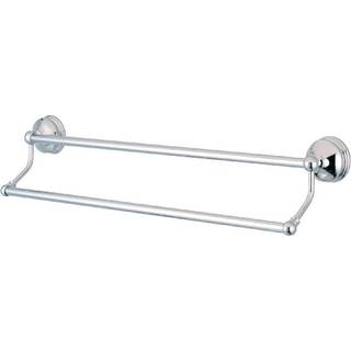 Kingston Brass BA1163C Vintage 24 """" Dobbelt h?ndkl?destang Poleret krom