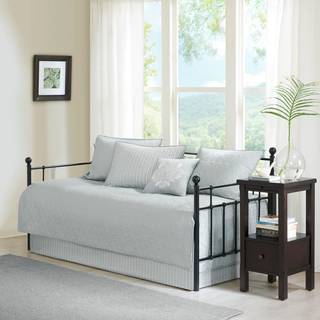 Madison Park Cotton Daybed Cover Set-Double-sidet quiltning Klassisk sommerhus Design hele s?son senget?j med senge skyder matchende shams dekora