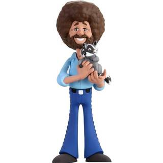 NECA Toony Classics: Bob Ross med Raccoon 6-tommer actionfigur