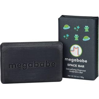 Megababe Underarm Bar Soap - Space Bar | Med afgiftende kul til lugtkontrol | 4,5 oz
