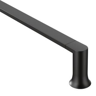 Moen Genta LX Matte sort moderne 18-tommer enkelt k?kken eller badev?relse h?ndkl?de bar BH3818BL