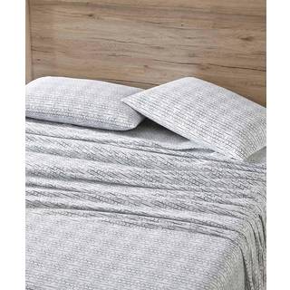 Eddie Bauer- Queen Sheet Set Cotton Flannel Bedding Set b?rstet til ekstra bl?dhed Hyggeligt hjem D