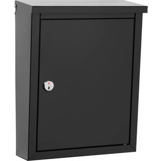 Arkitektoniska brevlådor 2580b-10 Chelsea Svart låsande väggmonterade postlåda Medium svart