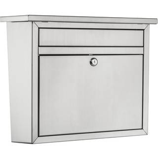 Arkitektoniske postkasser Maya rustfrit st?l l?se v?gmontering postkasse 2417ps-10 rustfrit st?l medium kapacitet
