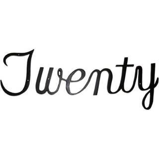 Montague Metal Products Small Script House Number Twenty