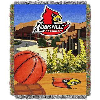 Northwest NCAA Louisville Cardinals unisex-voksne v?vet tapestry kast t?ppe 48 """" x 60 """" Hjemmefeltfordel