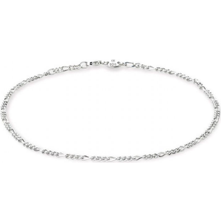 IX Figaro Anklet Silver