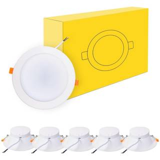 Fordelspakke 6x LED downlight 18W 1620lm 120D - 840 kold hvid | erstatter 2x18W