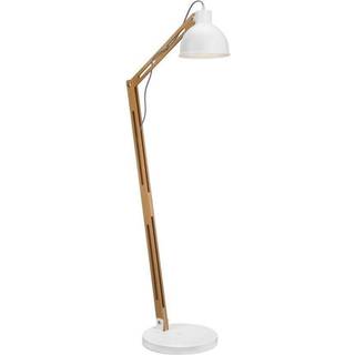 Gulvlampe Skansen, justerbar, hvid