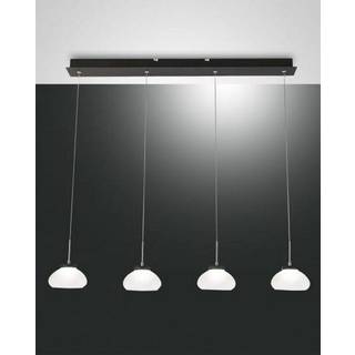 Arabella LED-hængelampe med 4 lkld i række, hvid