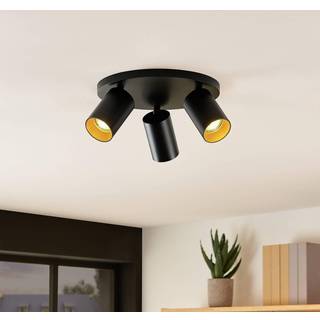 Arcchio - Brinja 3 Round Loftlampe Black