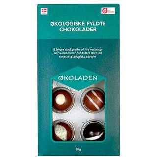 Økoladen Fyldte Chokolader Økologisk - 80 g