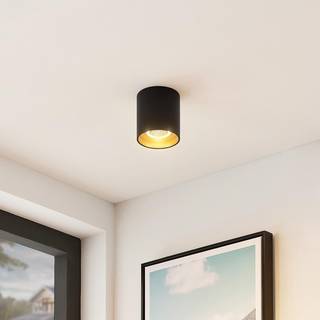 LED loftspot Zaki Arcchio, dæmpbar, Sort, Gangområde, Aluminium, Moderne