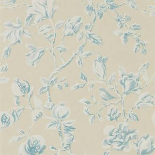 Magnolia & Pomegranate Parchment/Sky Blue - DWOW215725