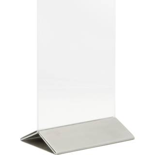 Securit Brochuredisplay | Fod i rustfrit stål | A6