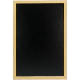 Securit Woody dobbeltsidet chalkboard 40x60cm natur