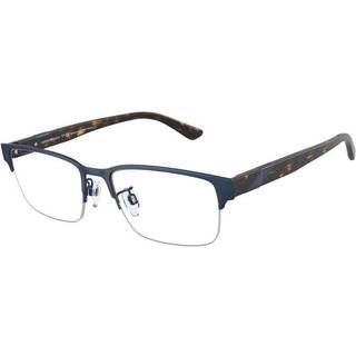 Emporio Armani Mand EA1129 3018 Optiske stel Metal Blå Transparent Firkantet Normal