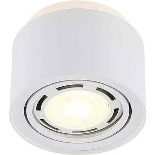 Arcchio loftlampe Walisa, Ø 15 cm, hvid, metal, GU10