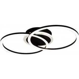 Design loftslampe sort inkl. LED 3-trins dæmpbar - Veni