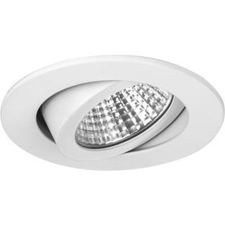 BRUMBERG LED-indbygningsspot Seven-R, 2.700 K, hvid mat, aluminium