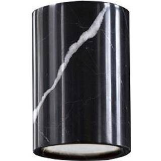 Lampefeber Solid DownLight Cylinder Sort marmor