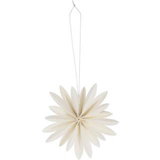 Watt & Veke Flower juleophæng Ø10 cm Hvid