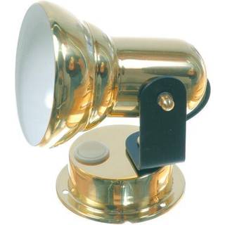 Læselampe, lakeret messing, halogen, 12 V, 10 W