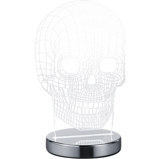 Variabel lysfarve - LED-bordlampe Skull