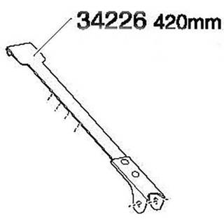 Thule øvre krog 420 mm