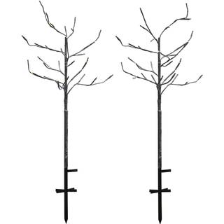 Alex Træ, 2 stk,, H80cm+25cm, 2x30L, Snehvid