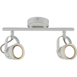 Tessa LED-loftspot med to lyskilder, antik hvid