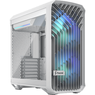 Fractal Design Torrent Compact RGB White Tempered Glass Clear Tint