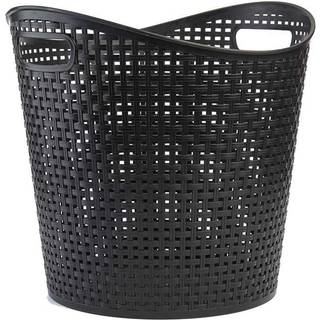 Plast1 Rattan Fletkurv - Sort