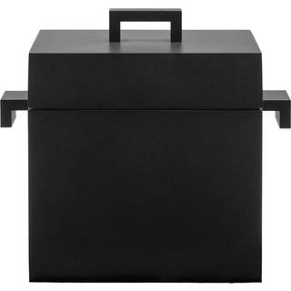 Alessi - La Cubica Casserole / Black - Gryder og kasseroller - Aldo Rossi - Sort