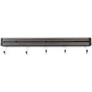 Magnetisk knivholder med 5 kroge, nem at montere, 47cm