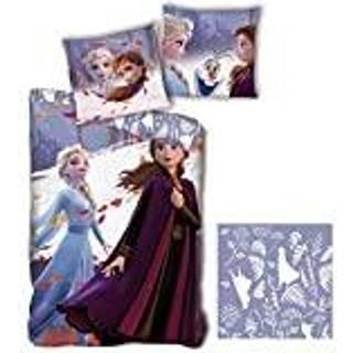 Disney Frost sengetøj - Anna & Elsa - 140×200 cm