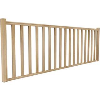 DOLLE Helsinki reposgelænder med træbalustre, ubehandlet eg - 320 cm